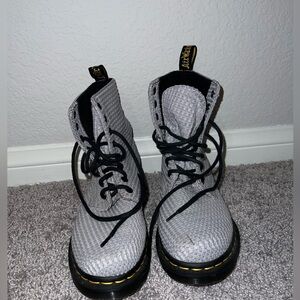 Gray Dr. Martens